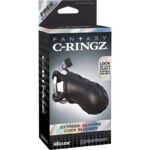 Fantasy C-Ringz Extreme Silicone Cock Blocker Black - Image 2
