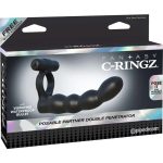 Fantasy C-Ringz Posable Partner Double Penetrator Black - Image 3