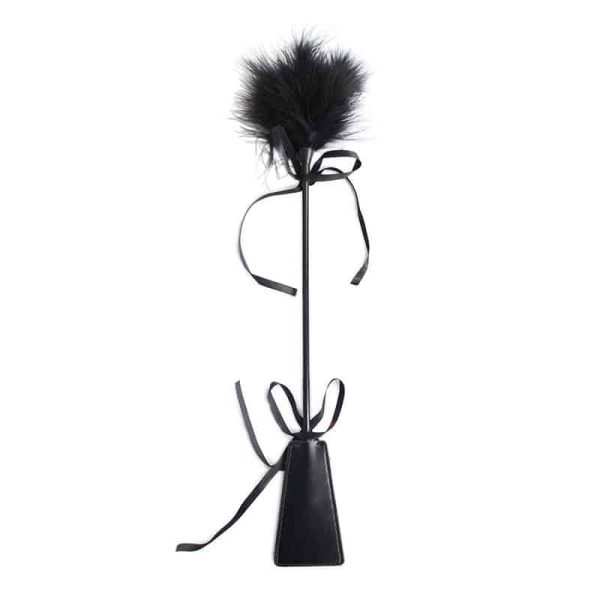 Feather Tickler and Paddle 49 cm Black - Image 2
