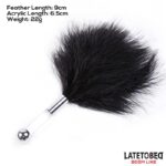Feather Tickler with Acrylic Metal Handle - Image 6