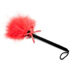 Feather Tickler with Bow 25 cm Red - Image 2