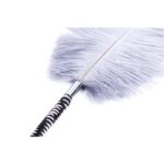 Feather Tickler with Wrapped 46 cm Black/White - Image 3