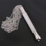 Flogger with Chain Tassel with Rhinestone Handle - Image 3