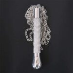 Flogger with Chain Tassel with Rhinestone Handle - Image 4