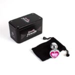 Fuchsia Heart Metal Butt Plug Size S - Image 4