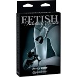 Furry Ankle Cuffs Black - Image 3