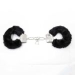 Furry Metal Handcuffs Black - Image 8