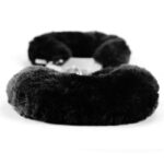 Furry Metal Handcuffs Black - Image 5