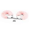 Furry Metal Handcuffs Pink by LOVETOY, INTOYOU BDSM LINE