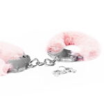 Furry Metal Handcuffs Pink - Image 3