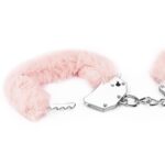 Furry Metal Handcuffs Pink - Image 4