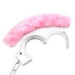 Furry Metal Handcuffs Pink - Image 12