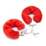 Furry Metal Handcuffs Red - Image 10