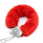 Furry Metal Handcuffs Red - Image 12
