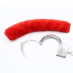 Furry Metal Handcuffs Red - Image 13
