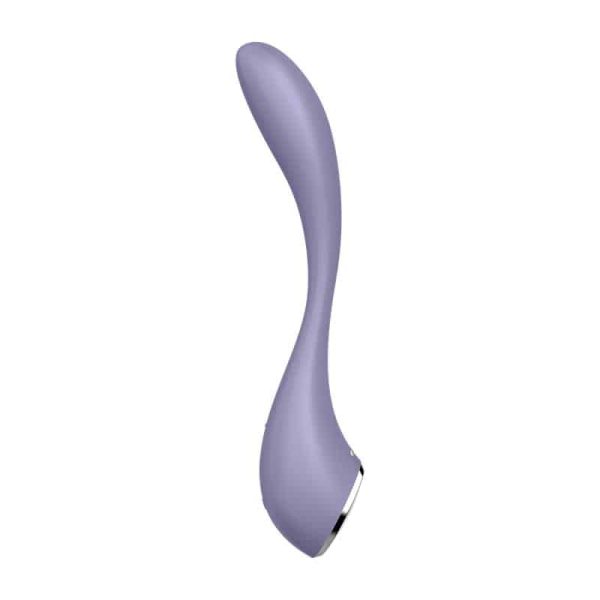 G-Spot Flex 5+ Multi Vibrator with Satisfyer Connect APP Lilac - Image 3