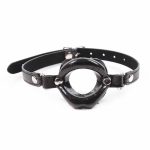 Gag Ball Mouth Shaped Black - Image 2