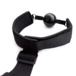 Gag Ball with Hand Cuff Black - Image 6