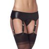 Garter Belt Wetlook with Stockings and Panties by AMORABLE