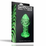 Glow in the Dark Glass Butt Plug - Image 7