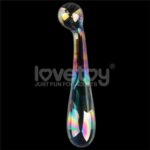 Glow in the dark Glass Dildo Twilight Gleam Alluring Arc - Image 2