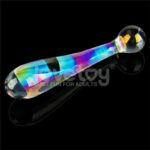 Glow in the dark Glass Dildo Twilight Gleam Alluring Arc - Image 4