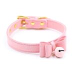 Golden Kitty Cat Collar with Bell - Image 2