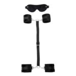 Hand to Ankle Cuffs with Mask Adjustable Black - Image 2