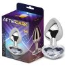 Heart Shaped Butt Plug White Size M by AFTERDARK
