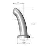 Herspot Dildo Golden Rose Medium Size - Image 6