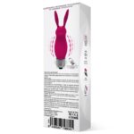 Hopye Rabbit Vibrating Bullet Silicone Pink - Image 3