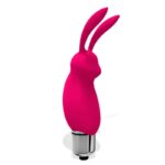 Hopye Rabbit Vibrating Bullet Silicone Pink - Image 4