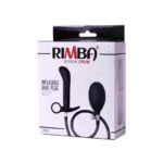 Inflatable Anal Plug with Pump Black - Image 3