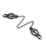 Japanese Nipple Clamps with Chain Black - Image 4