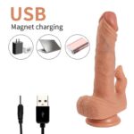 Julian Dildo with 20 Modes of Vibration and Clitoris Stimulator - Image 7