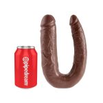 King Cock Double Penetrator Cock Large - Brown - Image 5