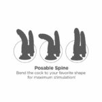 King Cock Double Vibrating Double Penetrator 8 - Black - Image 6