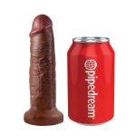 King Cock Vibrating Mini Sex Ball with 7 Dildo - Brown - Image 4