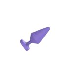 Large Luv Heart Plug Purple Silicone - Image 2