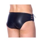 Leather Briefs Adjustable Black - Image 2