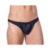 Leather Briefs Black by BONDAGE PLAY