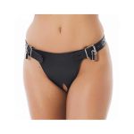 Leather Chastity Briefs Adjustable - Image 5