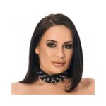 Leather Collar with Spikes - Image 2