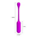 Lechies Vibrating Egg with Remote Control USB - Image 7