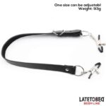 Leg Bondage Strap with Clitoris Clamps - Image 5