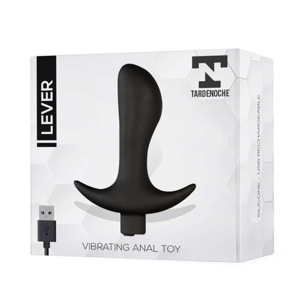 Lever Anal Plug with Vibration USB Silicone - Image 5