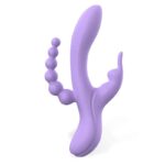 Lindsay Vibe with Anal Chain Liquid Silicone Unibody Flexible 2 Motors - Image 3