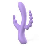 Lindsay Vibe with Anal Chain Liquid Silicone Unibody Flexible 2 Motors - Image 4