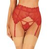 Lonesia Lace Suspender Belt by OBSESSIVE
