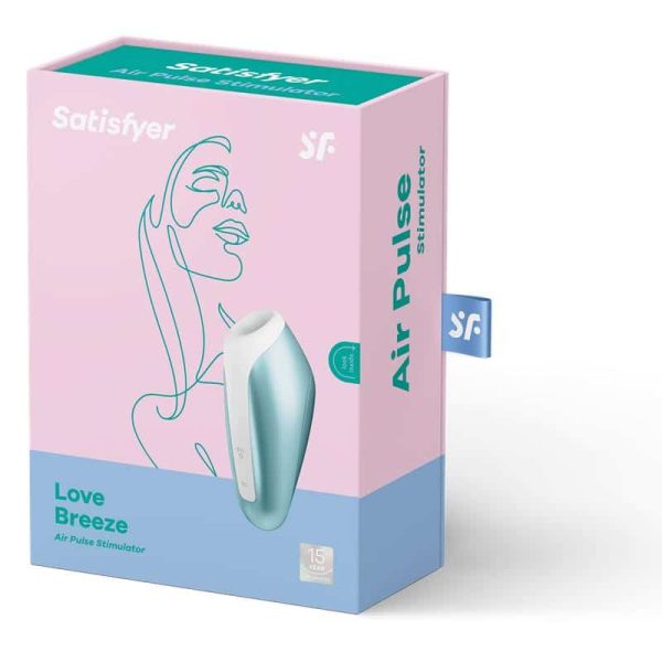 Love Breeze Sucker with Vibration Ice Blue - Image 4